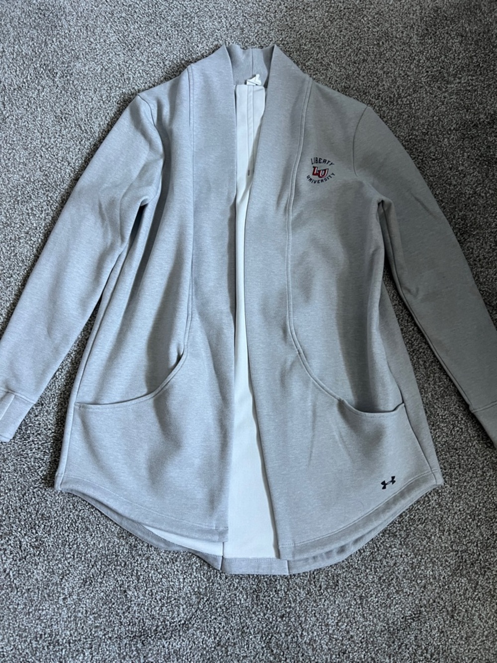 Under Armour Light Gray Open-Front Women's Jacket